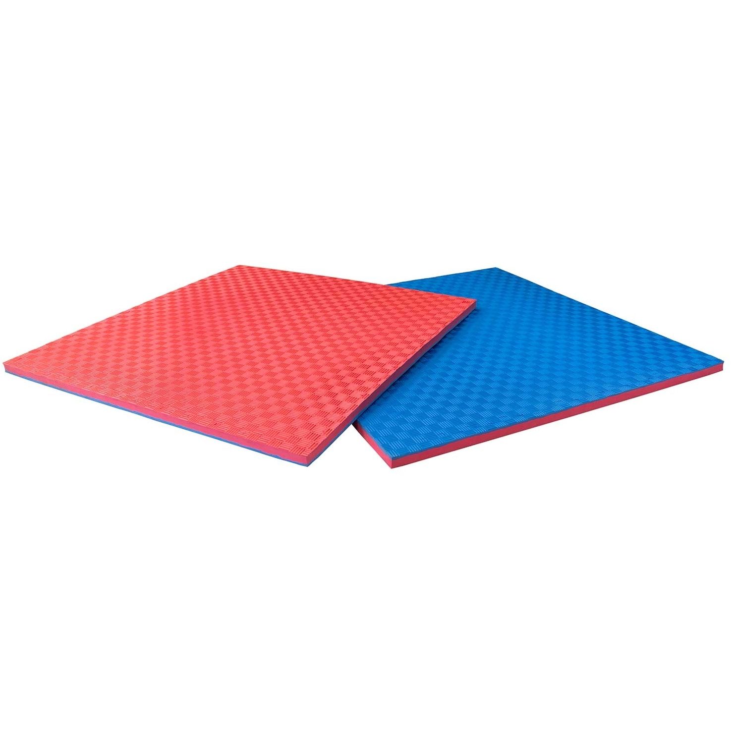 Tatamimatto React, 100x100x3 cm, sininen/punainen