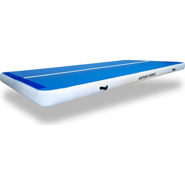 Ilmavolttipatja AirTrack Nordic Deluxe Wide ilmavolttirata 7m sininen