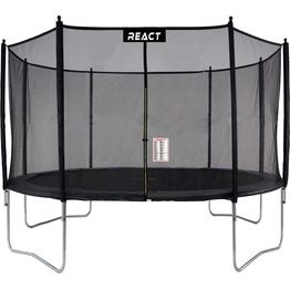 Trampoliini React Ø396cm turvaverkolla