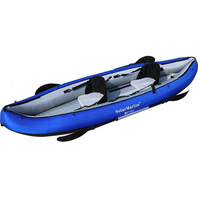 Ilmatäytteinen kanootti Solar Marine Pro 2 henkilöä