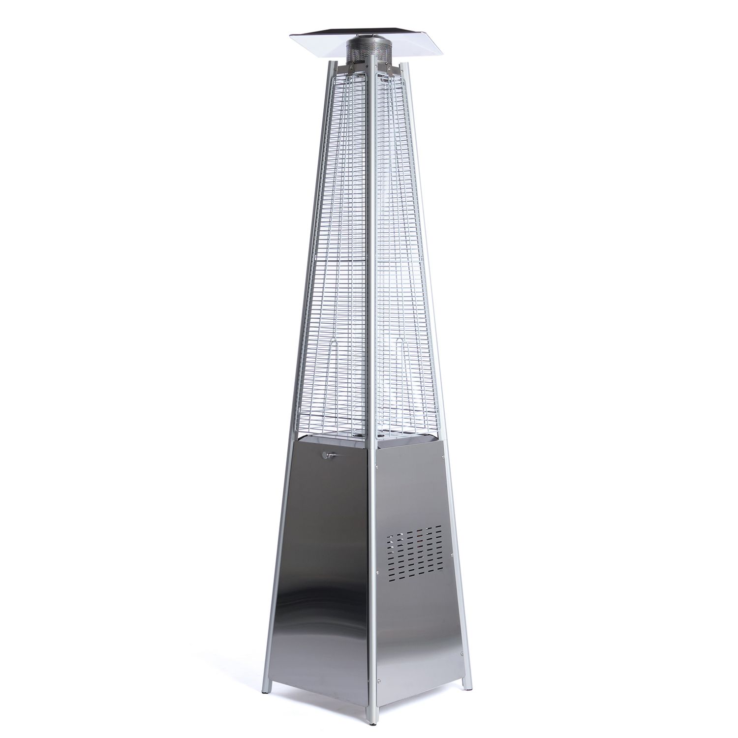 Terassilämmitin Fornorth Pyramid, 13kW kaasukäyttöinen, rosteri
