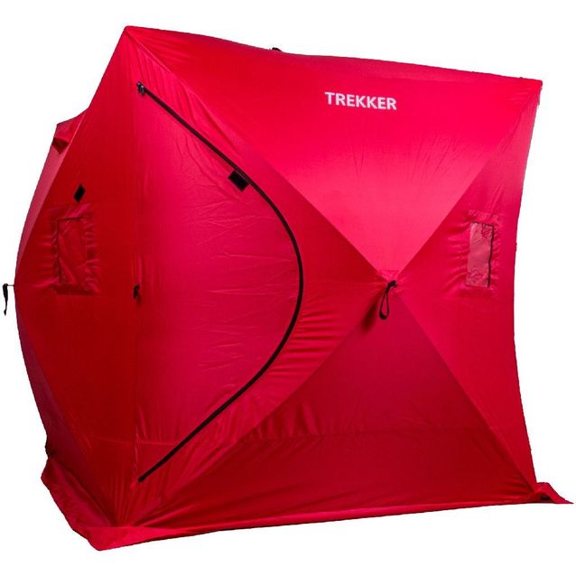 Pilkkiteltta Trekker, 2 henkilöä, punainen
