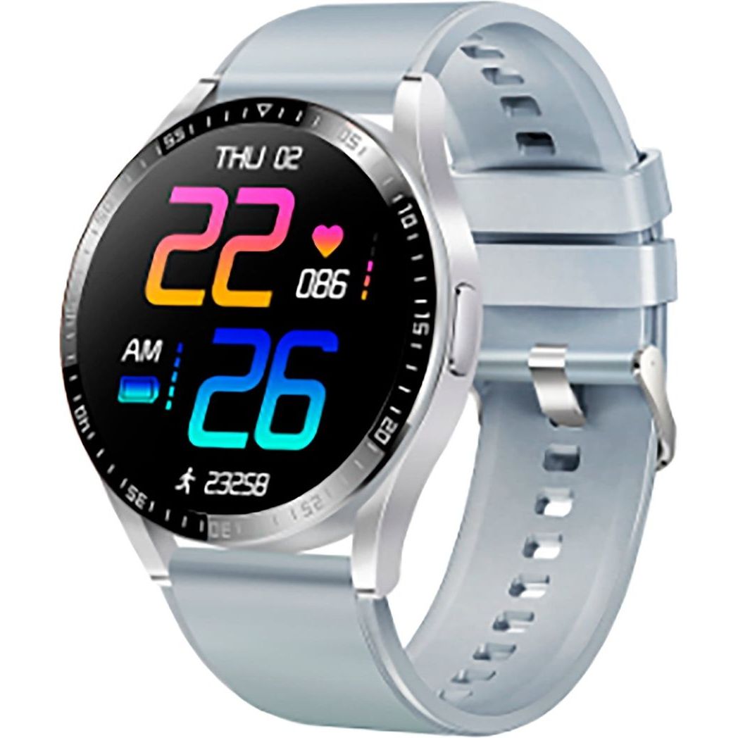 Älykello Kuura Smart Watch Fashion Men FM5, hopea