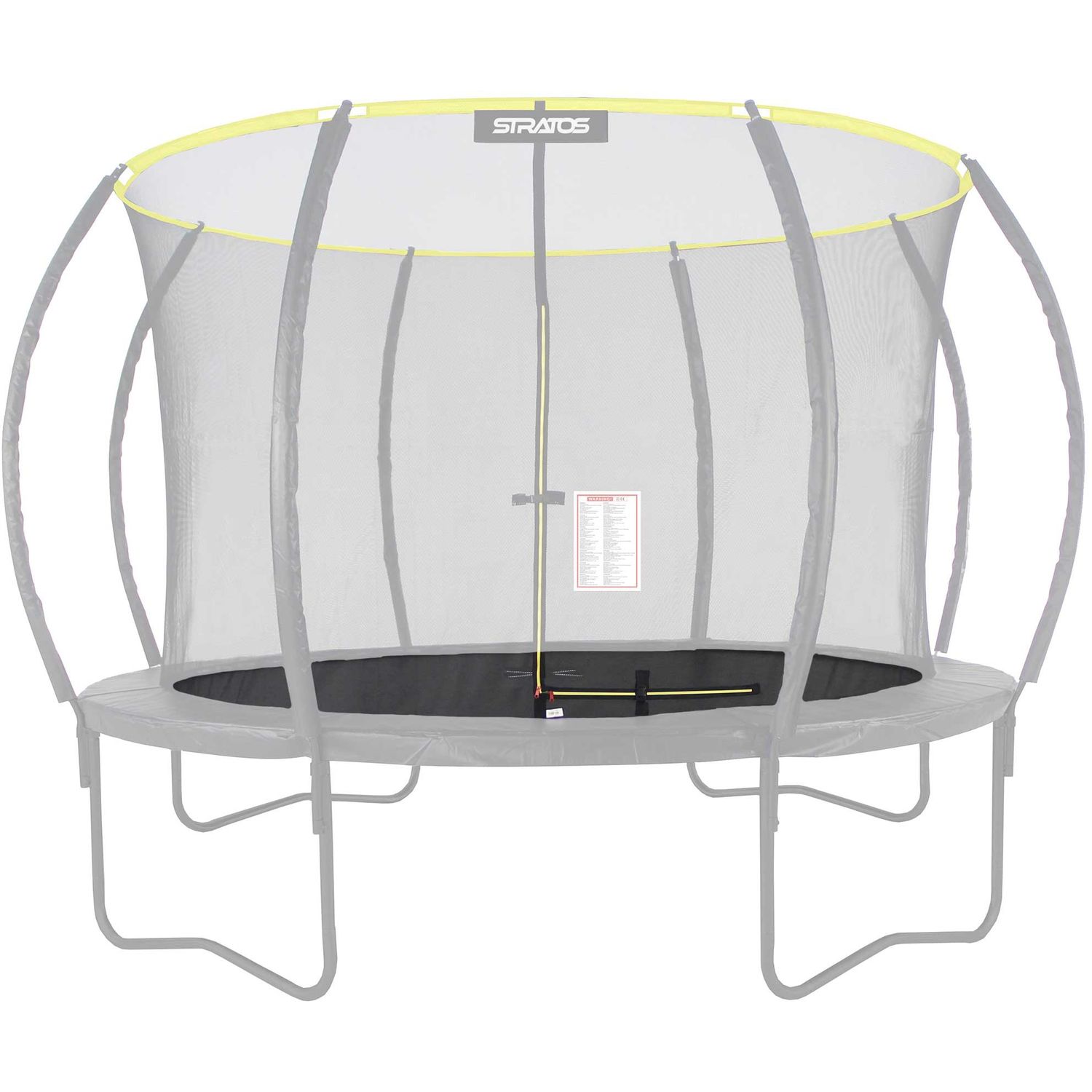 Trampoliinin matto Stratos, Ø3,66 m, musta