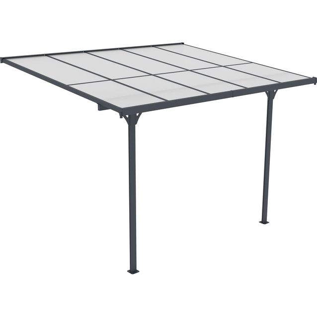 Terassikatos Fornorth 313x254x220-260cm harmaa