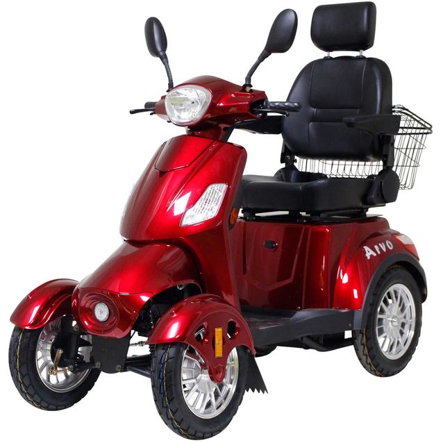 Senioriskootteri Arvo P400 punainen