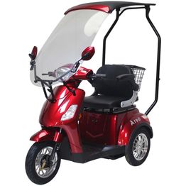 Senioriskootteri Arvo P500, katolla, punainen