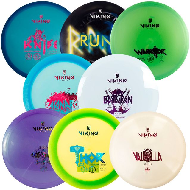 Frisbeegolfkiekkosetti Viking Discs Pro Tour, 8 kiekkoa