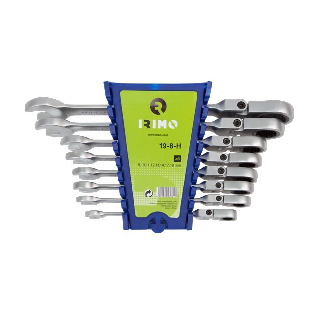 Räikkälenkkiavain Irimo, 8–19mm, 8 kpl