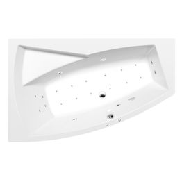 Poreamme Interia Evia Active Hydro-Air, 1600x1000x470mm, vasen, 230l, valkoinen