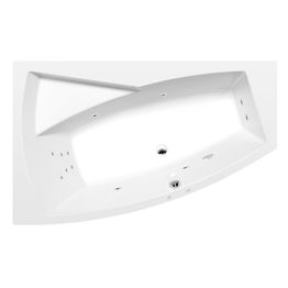 Poreamme Interia Evia Attraction Hydro, 1600x1000x470mm, vasen, 230l, valkoinen