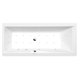 Poreamme Interia Cleo Highline Hydro-Air, 1800x900x480mm, 330l, valkoinen