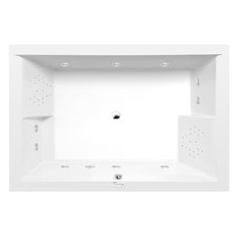 Poreamme Interia Dupla Highline Hydro, 1800x1200x540mm, 580l, valkoinen