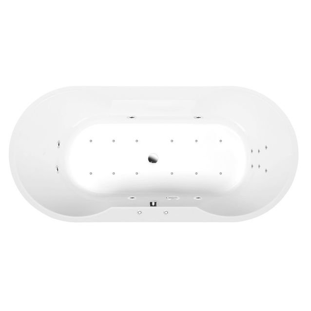 Poreamme Interia Attraction Hydro-Air, 1800x850x490mm, 305l, valkoinen