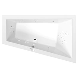 Poreamme Interia Triangl Highline Hydro, 1800x1200x500mm, oikea, 350l, valkoinen