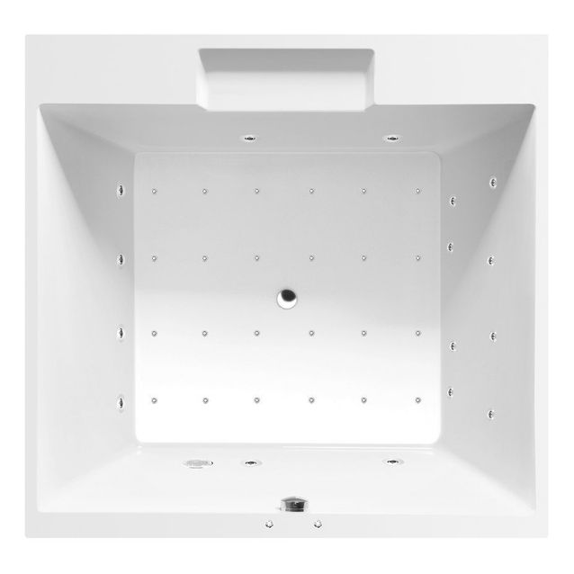 Poreamme Interia Came Active Hydro-Air, 1750x1750x500mm, 720l, valkoinen