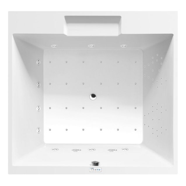 Poreamme Interia Came Highline Hydro-Air, 1750x1750x500mm, 720l, valkoinen