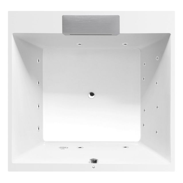 Poreamme Interia Came Falls Active Hydro, 1750x1750x500mm, 720l, valkoinen