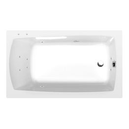 Poreamme Interia Lily Active Hydro, 1200x700x390mm, 150l, valkoinen