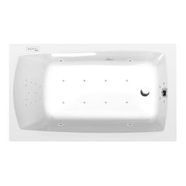 Poreamme Interia Lily Highline Hydro-Air, 1200x700x390mm, 150l, valkoinen