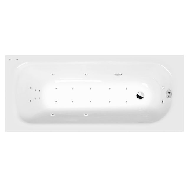 Poreamme Interia Ebro Attraction Hydro-Air, 1700x750x390mm, 175l, valkoinen