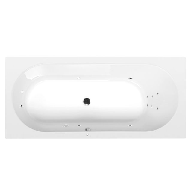Poreamme Interia Astra Attraction Hydro, 1650x750x480mm, 225l, kulmikas, valkoinen
