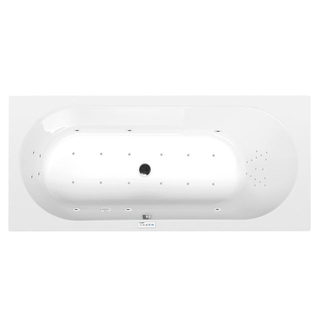 Poreamme Interia Astra Highline Hydro-Air, 1650x750x480mm, 225l, kulmikas, valkoinen