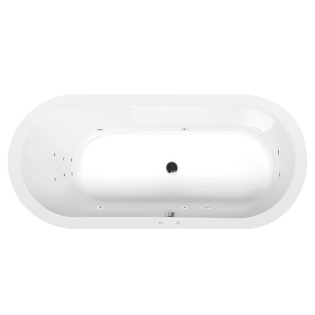 Poreamme Interia Astra Attraction Hydro, 1650x750x480mm, 225l, valkoinen