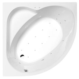 Poreamme Interia Sirius Active Hydro-Air, 1300x1300x430mm, 265l, valkoinen