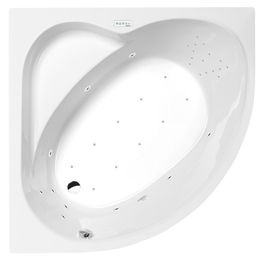 Poreamme Interia Sirius Highline Hydro-Air, 1300x1300x430mm, 265l, valkoinen