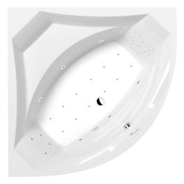 Poreamme Interia Rosana Highline Hydro-Air, 1500x1500x490mm, 365l, valkoinen