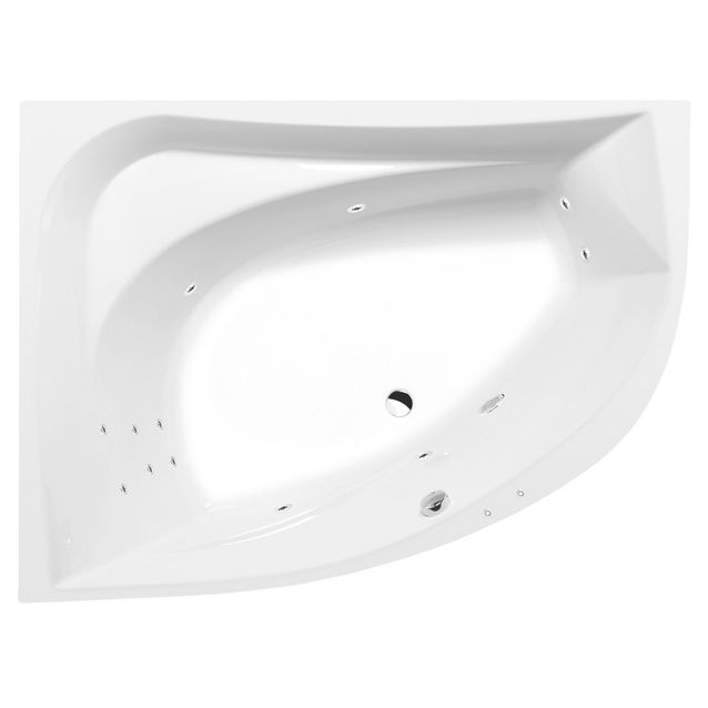 Poreamme Interia Tanya Attraction Hydro, 1600x1200x490mm, vasen, 310l, valkoinen