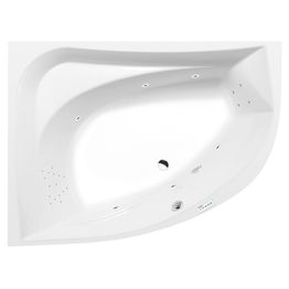 Poreamme Interia Tanya Highline Hydro, 1600x1200x490mm, vasen, 310l, valkoinen