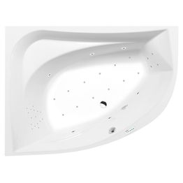 Poreamme Interia Tanya Highline Hydro-Air, 1600x1200x490mm, vasen, 310l, valkoinen