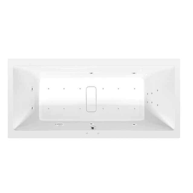 Poreamme Interia Marlene Attraction Hydro-Air, 1900x900x480mm, 372l, valkoinen