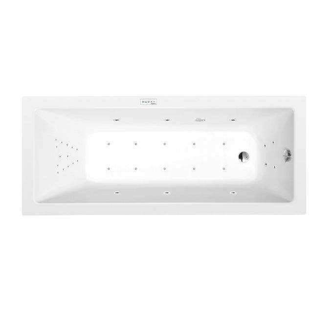 Poreamme Interia Noemi Highline Hydro-Air, 1600x800x390mm, 206l, valkoinen