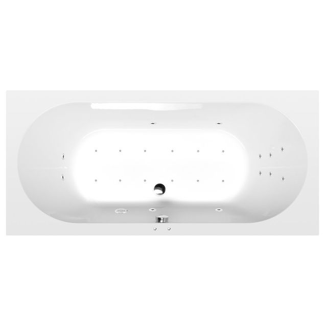 Poreamme Interia Levana Attraction Hydro-Air, 1700x800x390mm, 209l, valkoinen
