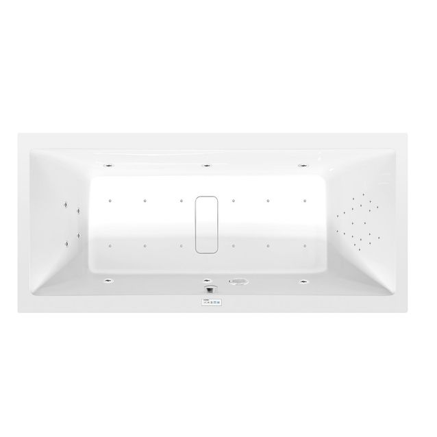 Poreamme Interia Marlene Highline Hydro-Air, 1800x800x480mm, 315l, valkoinen