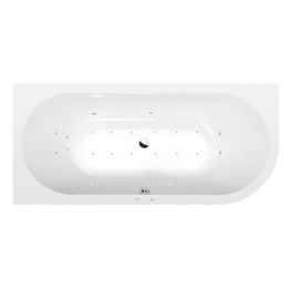 Poreamme Interia Viva Active Hydro-Air, 1850x800x470mm, vasen, 267l, valkoinen