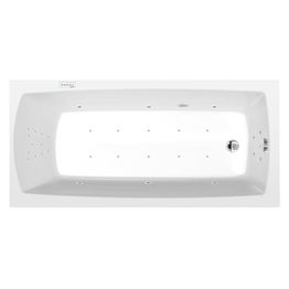 Poreamme Interia Lily Highline Hydro-Air, 1500x700x390mm, 187l, valkoinen