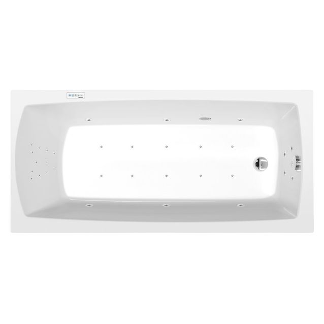 Poreamme Interia Lily Highline Hydro-Air, 1500x700x390mm, 187l, valkoinen