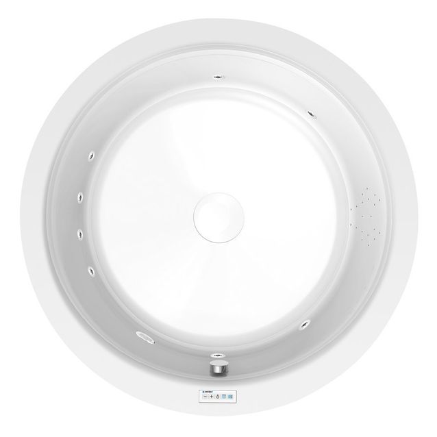 Poreamme Interia Oblo Highline Hydro, 465l, valkoinen