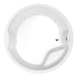 Poreamme Interia Royal Highline Hydro, 1720x1720x490mm, 580l, valkoinen