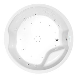 Poreamme Interia Royal Highline Hydro-Air, 1720x1720x490mm, 580l, valkoinen