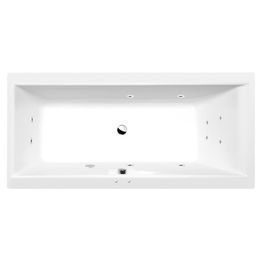 Poreamme Interia Cleo Active Hydro, 1600x700x480mm, 225l, valkoinen