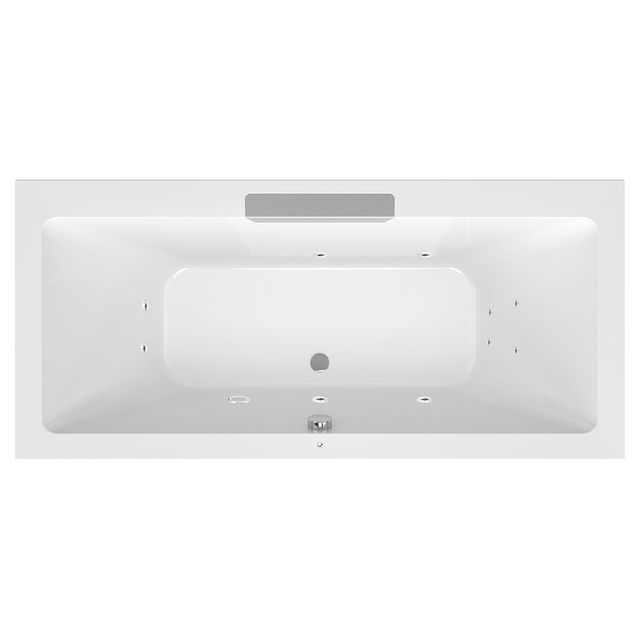 Poreamme Interia Cascata Active Hydro, 1850x850x450mm, 290l, teräs/valkoinen