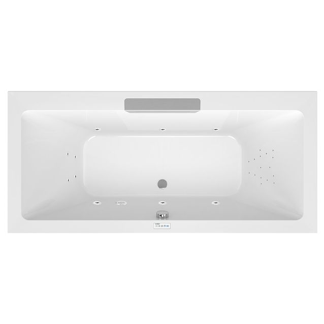 Poreamme Interia Cascata Highline Hydro, 1850x850x450mm, 290l, teräs/valkoinen