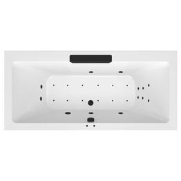 Poreamme Interia Cascata Attraction Hydro-Air, 1850x850x450mm, 290l, musta/valkoinen