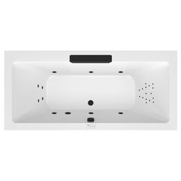 Poreamme Interia Cascata Highline Hydro, 1850x850x450mm, 290l, musta/valkoinen