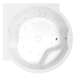 Poreamme Interia Royal Attraction Hydro-Air, 1730x1730x490mm, 580l, valkoinen